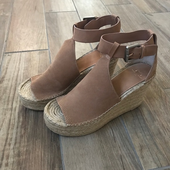 Marc Fisher Shoes - Marc Fisher Annie Perforated Espadrille Wedge!